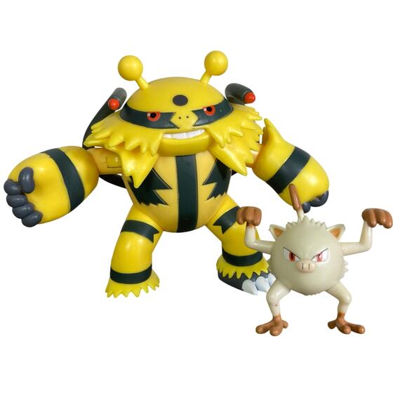 Pokemon Battle Figure Set Electivire & Mankey Articulated Figures 2022 - Picture 1 of 8